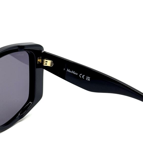 New, MAXMARA Sunglasses Glimpse6 MM0098 01A Authentic - Picture 9 of 13